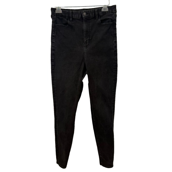 American Eagle Outfitters Denim - Women's American Eagle Ne(x)t Level Stretch Faded Black Jeans Size 14 Long